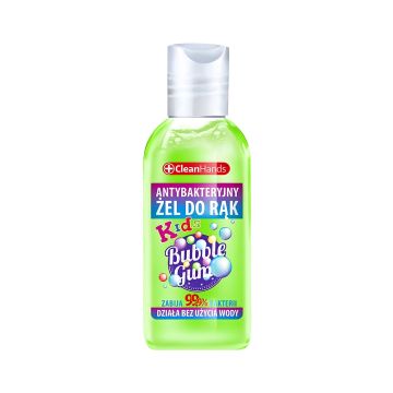 Antybakteryjny żel do rąk Clean Hands z gumą balonową 50 ml do gastronomii