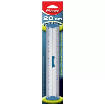 Linijka aluminiowa z uchwytem 20 cm blister