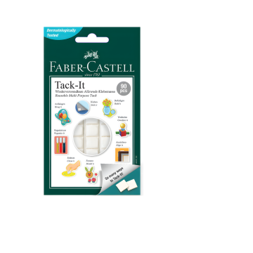 Masa mocująca Tack It Faber Castel 50 gm, 90 kawałków, biała
