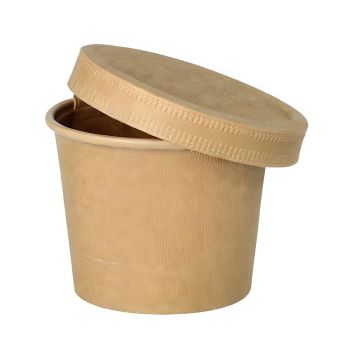 Pojemnik papierowy kraft brązowy 60 ml wymiary 6 x 4,9 cm opakowanie 50 sztuk