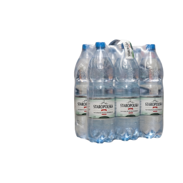 Woda Niegazowana Mineralna Staropolska 6 sztuk 1,5 litra zgrzewka, gazowana