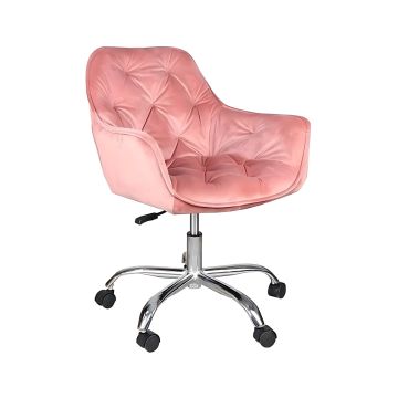 Fotel obrotowy Q 190 Velvet aksamit Signal róż antyczny bluvel 52