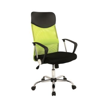 Fotel obrotowy Q 025 Signal, zielono-czarny