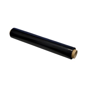 Folia stretch ręczna Office Products czarna 23 mikrony szerokość 500mm 1,5kg