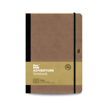 Notatnik Flexbook 17cm x 24cm Adventure w linie Camel