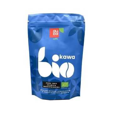 Quba Caffe BIO Peru Kawa ziarnista bezkofeinowa 250 g 100% Arabica