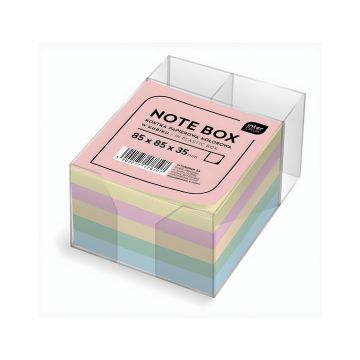 Kostka papierowa Interdruk w kubiku 85x85x35 cm, kolorowa