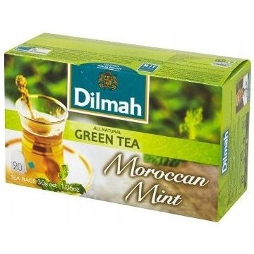 Herbata Zielona Dilmah Moroccan Green Tea z Miętą 20 Torebek