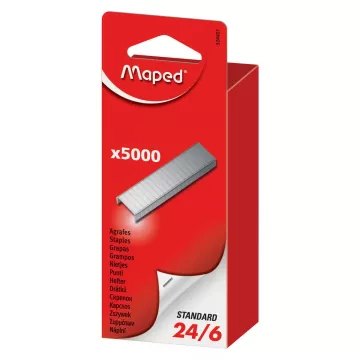 Zszywki Maped Stalowe 24/6 5000 sztuk
