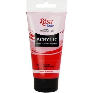 Farba Akrylowa Rosa Studio Czerwona Red Light 75ml