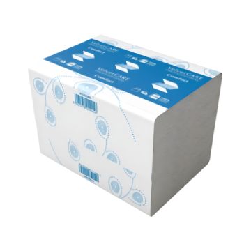 Serwetki papierowe celulozowe dwuwarstwowe białe VELVET 40 listków w opakowaniu 6000 listków