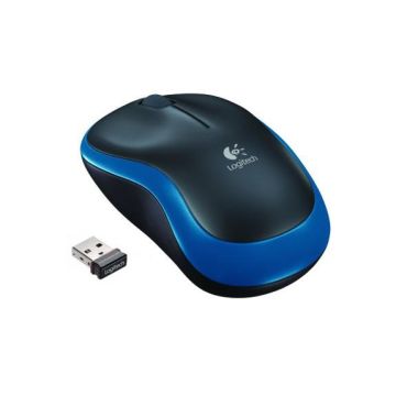 Mysz Logitech M185 niebieska bezprzewodowa