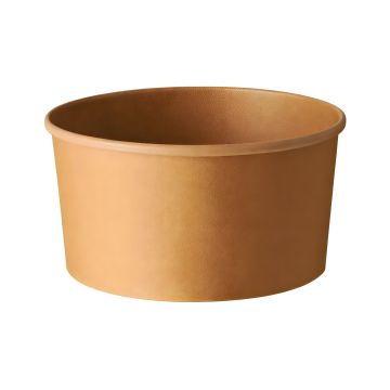 Pojemnik papierowy okrągły 1000 ml średnica 150 mm wysokość 7,5 cm 50 sztuk