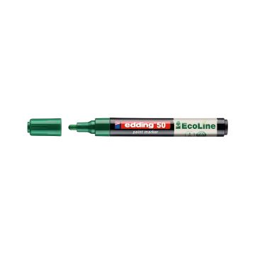 Marker olejowy na bazie wody Edding EcoLine E-50 2-3 mm zielony