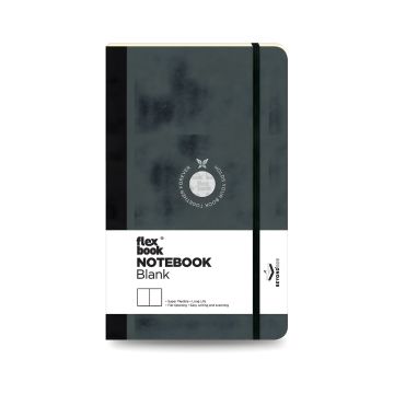 Notatnik Flexbook 13cm x 21cm gładki Medium Czarny