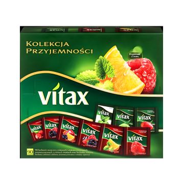 Herbata Vitax Kolekcja Herbat Mix 90 Sztuk, Koperta