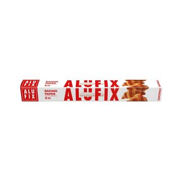 Papier do pieczenia ALUFIX z folią aluminiową szerokość 38 cm długość 8 m rolka