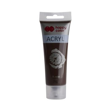 Farba akrylowa ciemnobrązowa, pojemność 75 ml, profesjonalna do prac kreatywnych