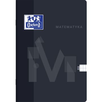 Zeszyt Matematyka Oxford A5 60 kartek KRATKA OXF  z marginesem 5 mm