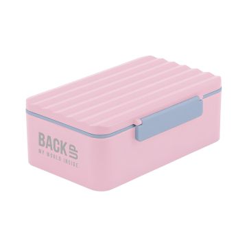 Pojemnik na żywność Backup 6 Model C różowo-szary