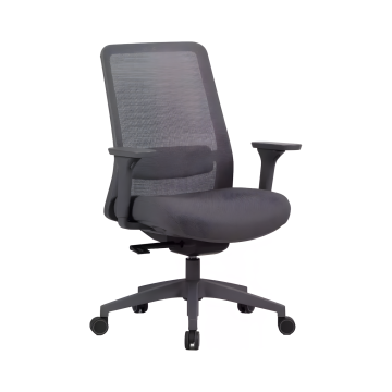 Fotel Obrotowy Q718 Szary