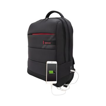 Plecak biznesowy Bestlife C Plus na laptopy do 16 cali USB i Type-C, czarny