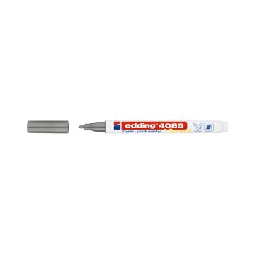 Marker kredowy Edding E-4085, końcówka 1-2 mm, kolor srebrny