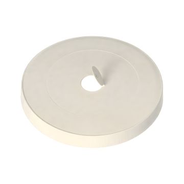 Pokrywka do kubka papierowa biała średnica 90 mm perforowana 50 sztuk
