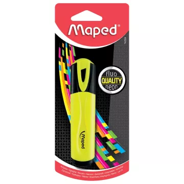 Zakreślacz Fluo Peps Żółty Blister Ścięta Końcówka 1-5 mm