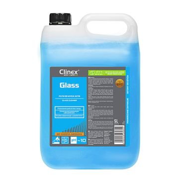 Płyn do mycia szyb Clinex Glass, preparat do powierzchni szklanych, 5l