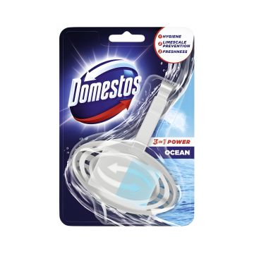 Kostka toaletowa DOMESTOS Ocean Fresh, blok porządkująco-odświeżający, 35g, 1 sztuka