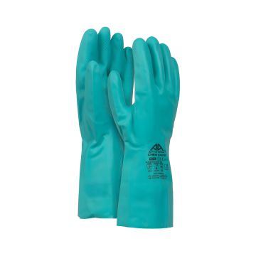 Rękawice chemiczne ochronne ACTIVE CHEM kat. III zielone rozmiar 10