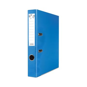 Segregator BASIC-S z szyną z polipropylenu A4 50mm niebieski
