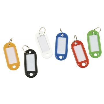 Zawieszki Na Klucze Q-Connect, 50X22Mm, 100Szt., Niebieskie