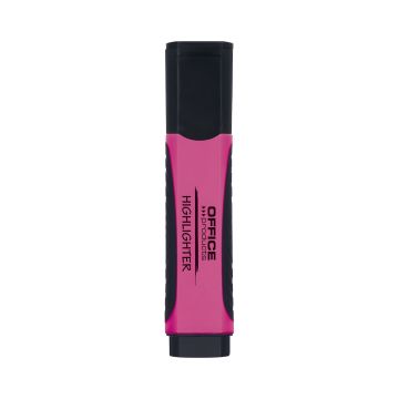 Zakreślacz OFFICE PRODUCTS z gumowym uchwytem 2-5 mm różowy