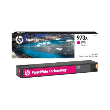 Tusz HP 973X F6T82AE Magenta o zwiększonej wydajności do drukarek HP PageWide