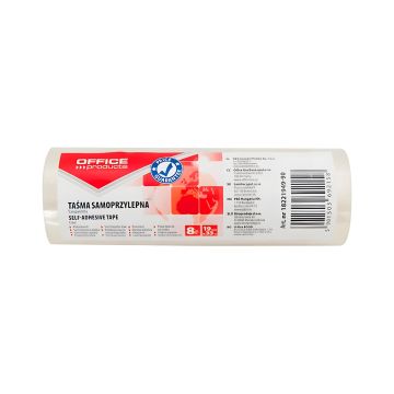 Taśma biurowa OFFICE PRODUCTS przezroczysta 19mm x 33m