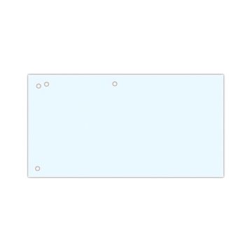 Przekładki kartonowe OFFICE PRODUCTS 1/3 A4 240x105mm 100 szt. białe