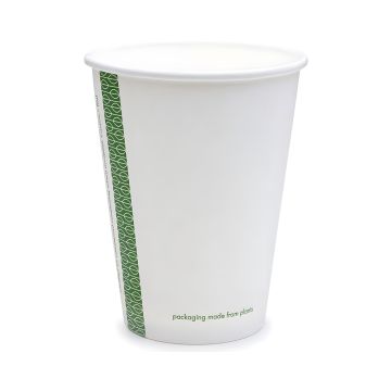 Kubek papierowy biały jednorazowy Vegware Bio 350 ml średnica 90 mm 50 sztuk