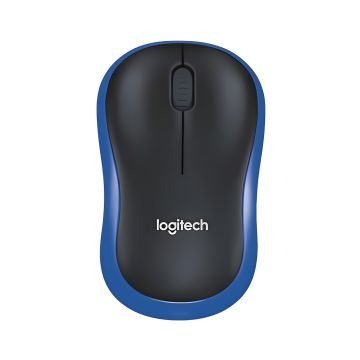 Logitech Mysz M185 niebieska bezprzewodowa – mysz optyczna USB