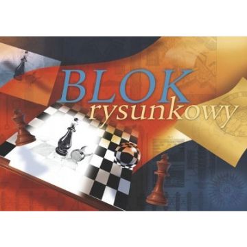 Blok Rysunkowy Biały A2 120g 20 Kartek KRESKA
