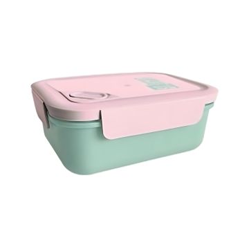 Śniadaniówka szkolna MINT & PINK 1200ml - przybory do wyprawki ucznia