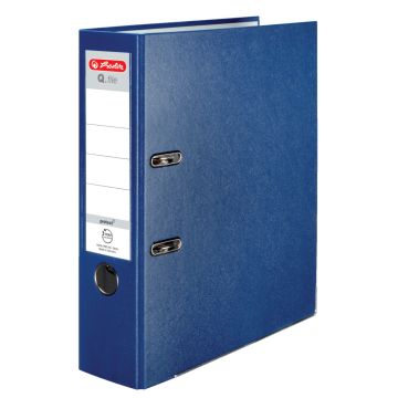 Segregator Herlitz A4 8cm Q.file niebieski