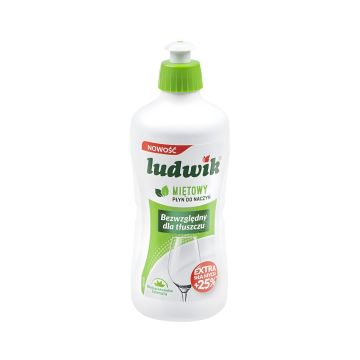 Płyn do naczyń LUDWIK skoncentrowany o zapachu mięty 450g do gastronomii