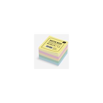 Kostka papierowa nieklejona Interdruk 85x85x70 mm, kolorowa
