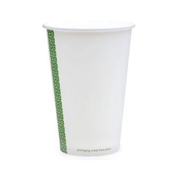 Kubek papierowy biały z powłoką PE Vegware Bio 450 ml średnica 90 mm 50 szt.