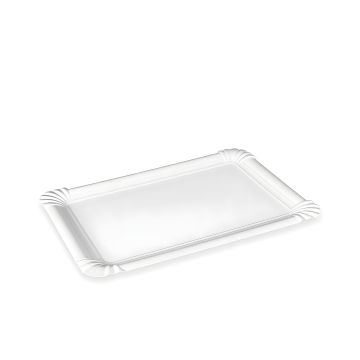 Tacka papierowa na gofry biała 13 x 20 cm 250 sztuk do gastronomii i eventów