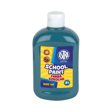 Farba plakatowa szkolna Astra turkusowa 500 ml