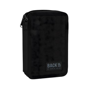 Piórnik Backup 7 dwukomorowy z pełnym wyposażeniem szkolnym
