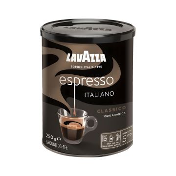 Kawa mielona Lavazza Espresso Italiano Classico w puszce 250 g aromatyczna mieszanka włoska